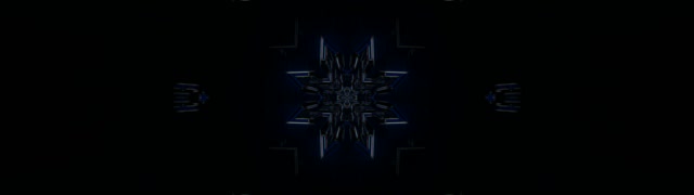 Blue Neon Tunnel Kaleidoscope Vortex | 32:9 Ultrawide 60fps Screensaver Loop