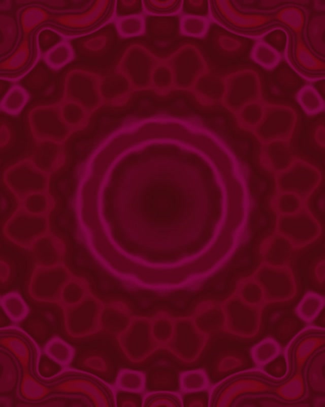 Túnel de Neón Mandala Ondulación Magenta Vj Loop 4:5 Instagram 60fps Salvapantallas