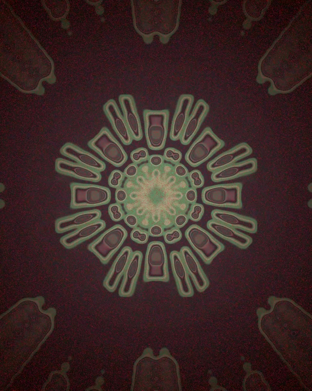 Túnel Neón Mandala Radial Puntiagudo 60fps VJ Loop 4:5 Instagram Salvapantallas