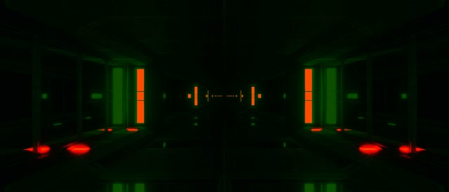 Túnel de Neón Rojo Verde 21:9 Ultraancho 60fps Salvapantallas VJ Loop