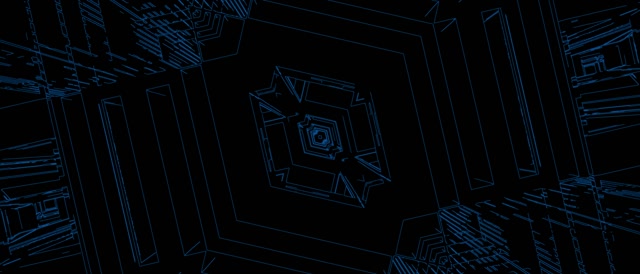 Túnel Neón Diamante Recursivo Rosa VJLoops 21:9 Ultraancho 60fps Salvapantallas