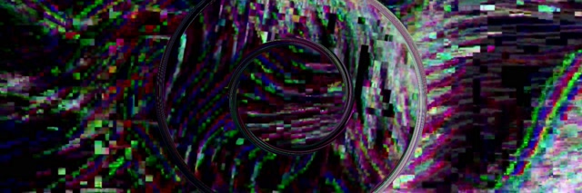 Neon Tunnel Glitch Pixel Vortex Vj Loop 3:1 Triple Wide 60fps Screensaver