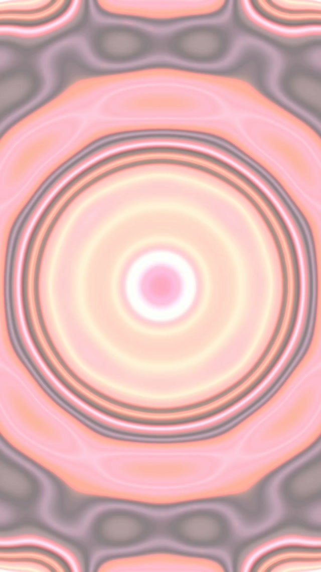 Túnel Neón Anillos Rosa Melocotón Pulsantes 9:16 Reels 60fps Salvapantallas VJ Loop