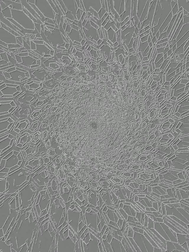 Túnel de Neón Cristal Polígono Vórtice Salvapantallas 3:4 iPad Portrait 60fps Vj Loop