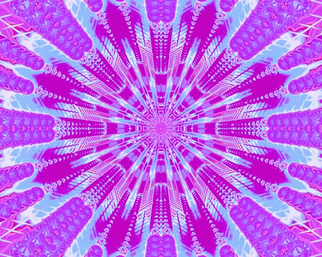 Túnel Neón Caleidoscopio Explosión Vj Loop 5:4 Industrial 60fps Protector de Pantalla