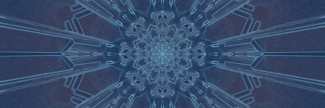 Neon Tunnel Kaleidoscope Fractal Burst 3:1 Triple Wide 60fps VJ Loop Screensaver