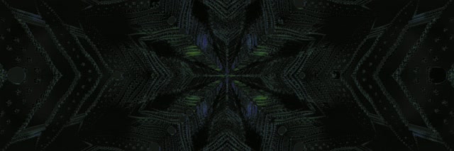 Neon Tunnel Kaleidoscope Vortex 3:1 Triple Wide 60fps Screensaver Loop