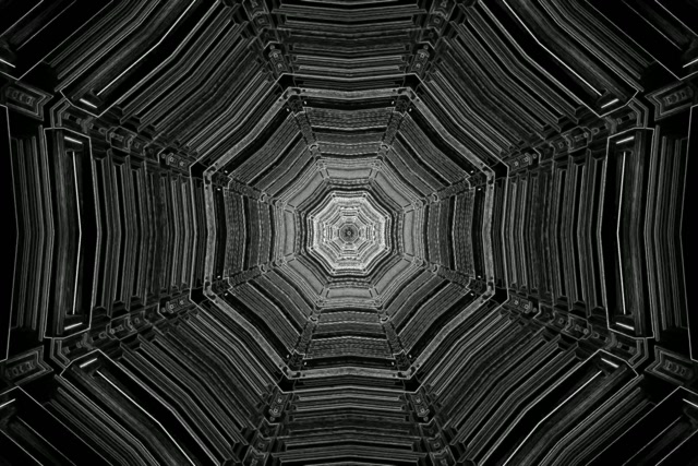 Túnel Neón Octágono Vórtice VJ Loop 3:2 Surface 60fps Salvapantallas