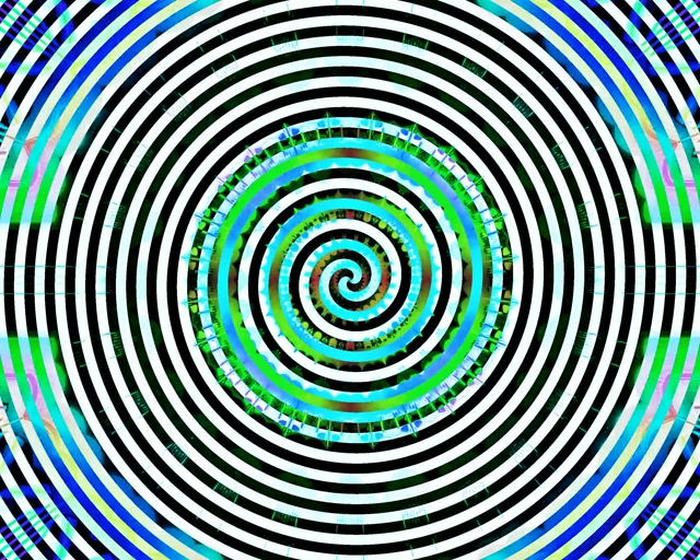 Túnel de Neón Vórtice Espiral Remolino VJ Loop 5:4 Industrial 60fps Salvapantallas