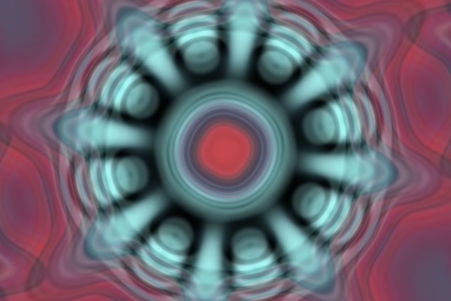 Pulsating Neon Tunnel 3:2 Surface 60fps VJ Loop Screensaver Kaleidoscope