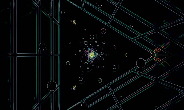 Neoon Tunnel Ringid Ekraanisäästja 5:3 Lai 60fps VJ Loop