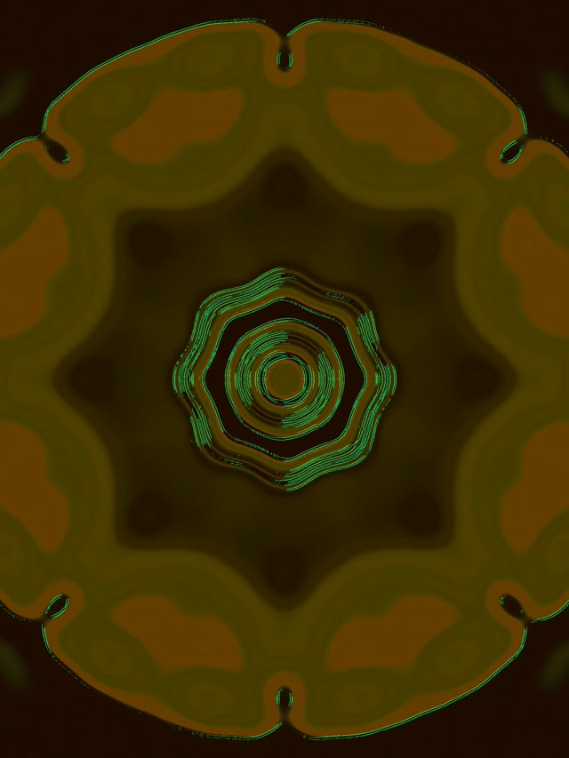 Neon Tunnel Kaleidoscope Spiral | 3:4 iPad Portrait 60fps VJ Loop Screensaver