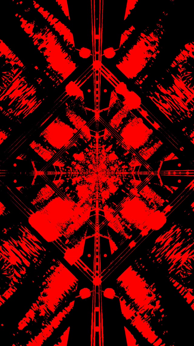 Punane Must Neoon Tunnel Ekraanisäästja 60fps 9:16 Reels VJ Loop PC