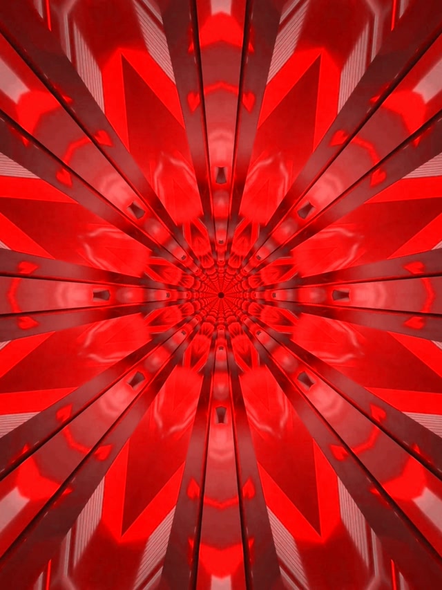 Punane Neontunnel Radiaal Purse Vj Loop 3:4 iPad Portrait 60fps Ekraanisääst