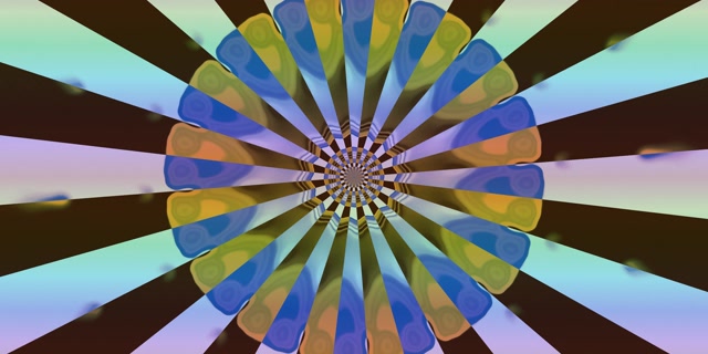 Neoon Tunnel Kaleidoskoop Lille Plahvatus 2:1 Univisium 60fps Ekraanisäästja VJLoops