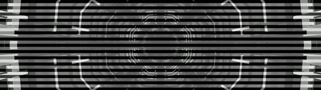 VJ Loop Neon Tunnel Kaheksanurk Võrgustik M&V 32:9 Ülilai 60fps Ekraanisääst