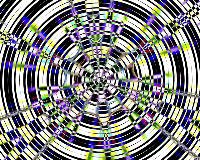 Neon Tunnel VJ Loop 5:4 Industrial 60fps Screensaver Kaleidoscope Vortex