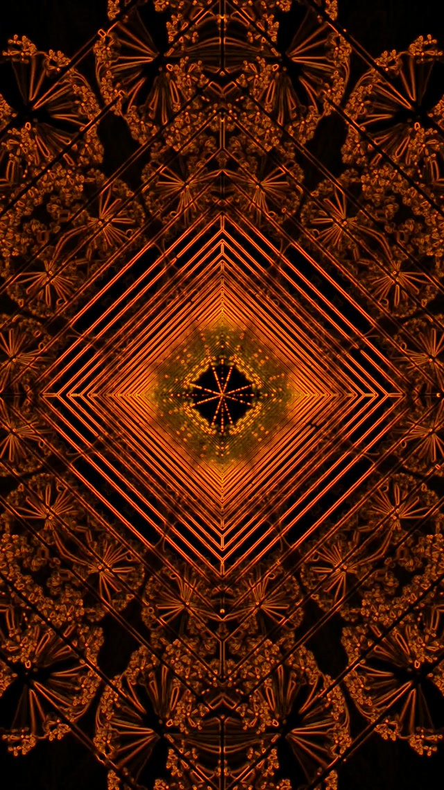 Neoontunnel fraktaal teemant keeris 60fps 9:16 Reels screensaver Vj Loop