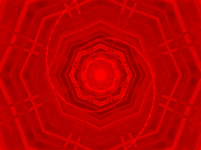 Neoon Tunnel Punane Kaheksanurk Keeris VJLoops 4:3 Classic 60fps Ekraanisäästja