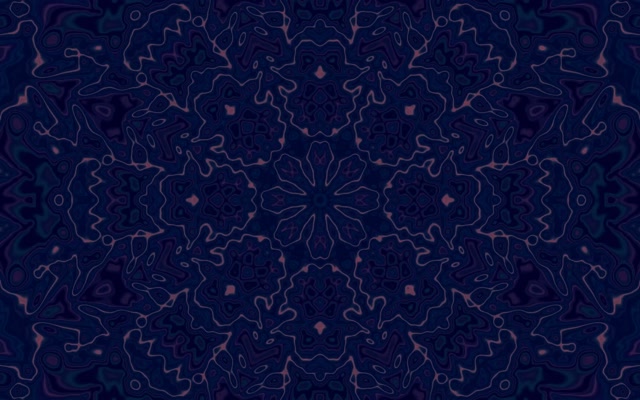 Neon Tunnel Mandala VJLoops 16:10 MacBook 60fps Ekraanisäästja Sinine Kaleidoskoop