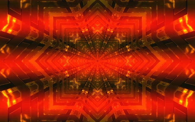 Neoon Tunnel Kaleidoskoop Täheplahvatus VJLoops 60fps 16:10 MacBook Ekraanisäästja