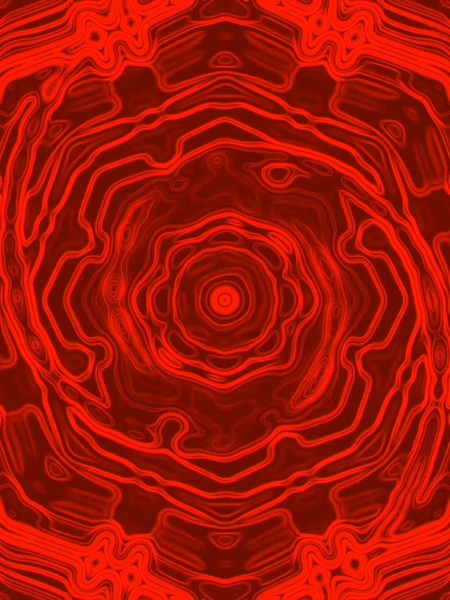 Punane Neoon Tunnel Spiraalne Mandala Vj Loop 3:4 iPad Portrait 60fps Ekraanisäästja