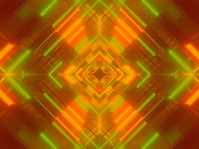 Neoon Tunnel Tulise Teemandi Keeris VJLoops 4:3 Klassikaline 60fps Ekraanisääst