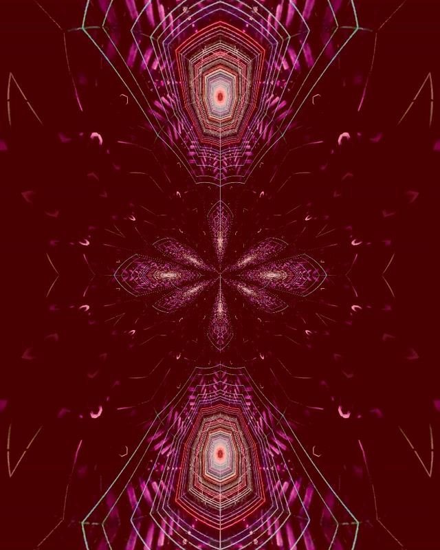 Mandala Neon Tunnel 4:5 Instagram 60fps Screensaver VJ Loop