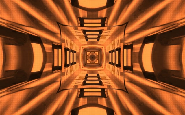 Neoontunel Oranž Ruudukeeris VJ Loop 60fps 16:10 MacBook Ekraanisäästja