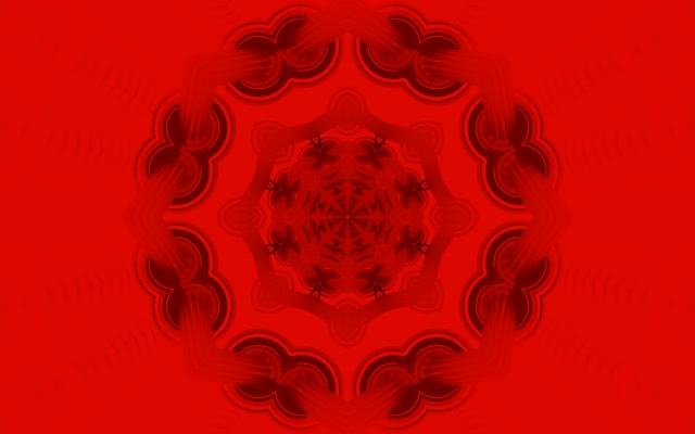 Punane Fraktaal Mandala Neoon Tunnel VJ Loop 16:10 Macbook 60fps Ekraanisäästja