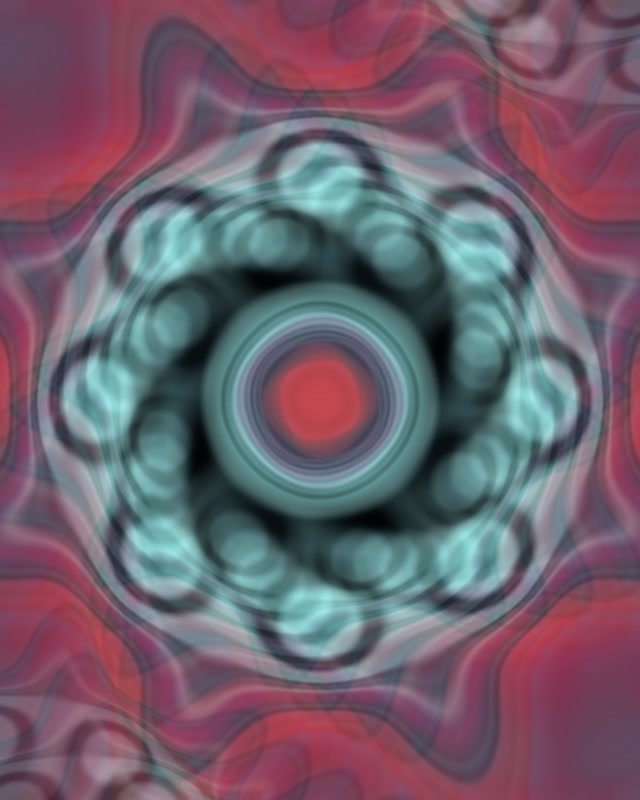 Pulsating Cyan Hexagon Neon Tunnel 4:5 Instagram 60fps Screensaver VJ Loop