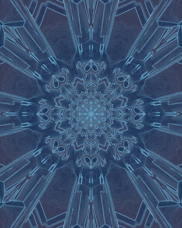 Neon Tunnel Kaleidoscope Burst | 4:5 Instagram 60fps VJ Loop Screensaver