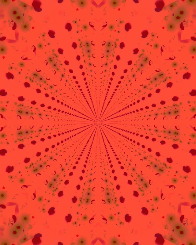 Radiant Red Neon Tunnel Vortex | 4:5 Instagram | 60fps Screensaver VJ Loop