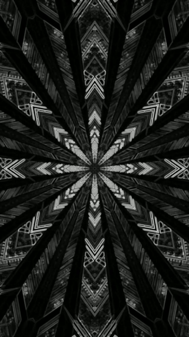 Tume Neoon Tunnel Mandala Ekraanisäästja 60fps 9:16 Reels VJLoops