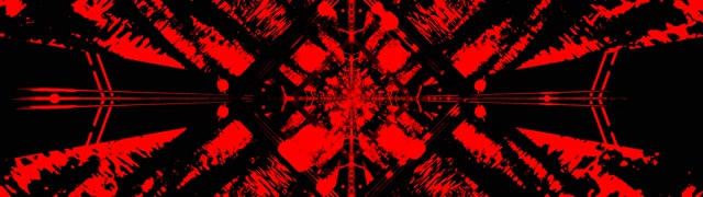 Punane Must Neoon Tunnel Ekraanisäästja 32:9 Super Ultralaius 60fps VJ Loop