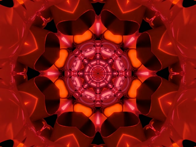 Punane Neon Tunnel Ekraanisääst 4:3 Klassikaline 60fps VJ Loop Arvuti Sülearvuti