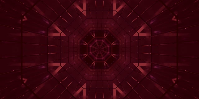 Punane Neon Tunnel Ekraanisäästja 2:1 Univisium 60fps VJLoops PC Sülearvuti