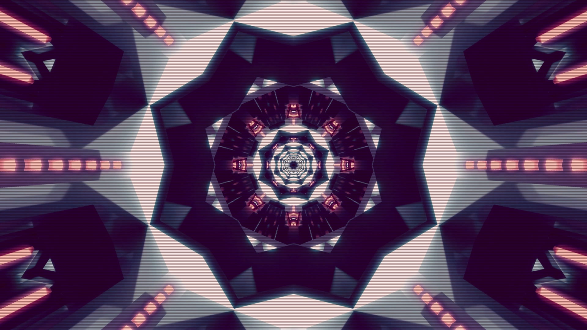 Neon Tunela Pantaila-babeslea 4K UHD 60fps VJ Loop PC Laptop