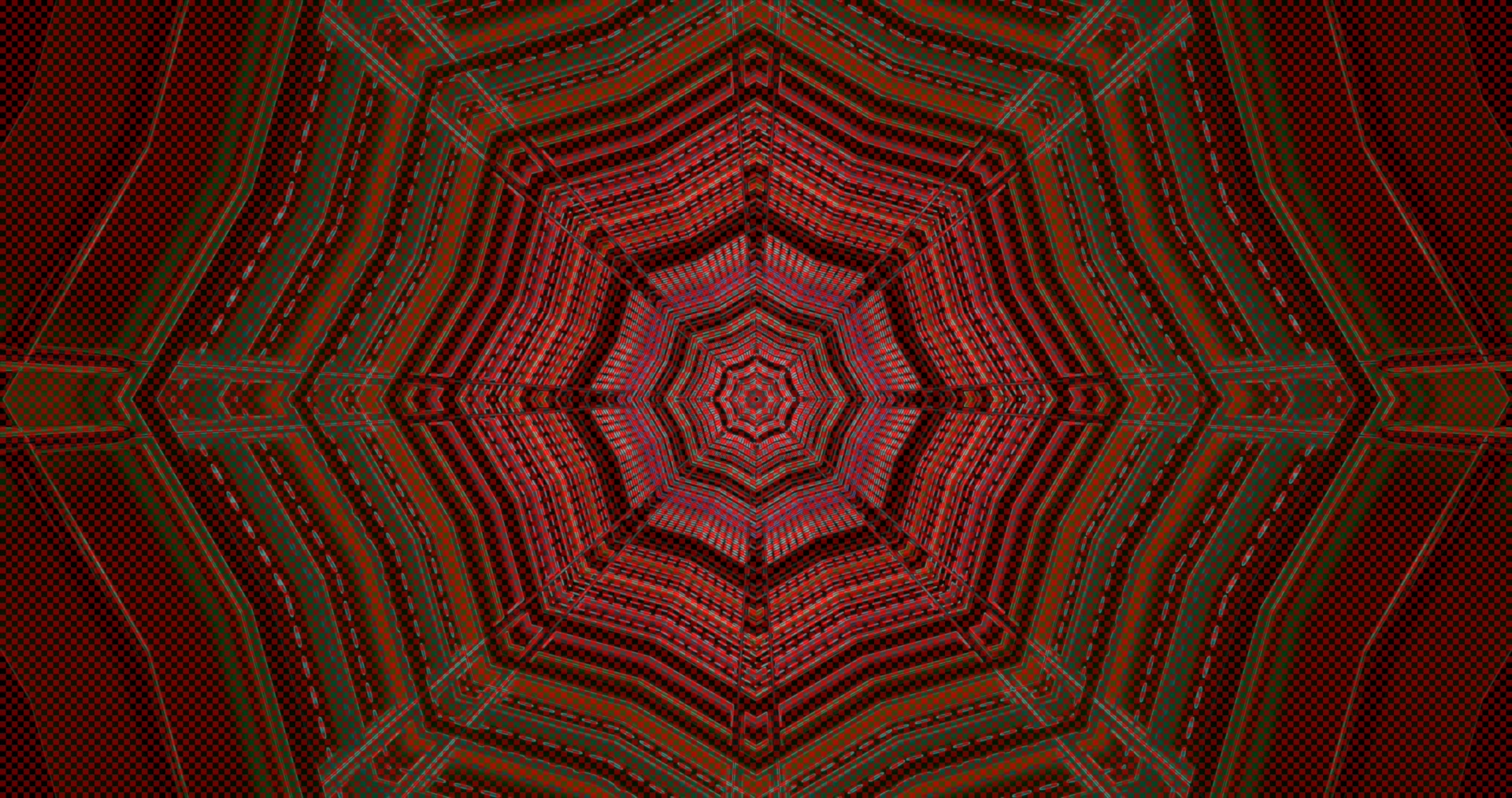 Gorri Neon Tunela Pantaila-babeslea 4k UHD 60fps VJ Loop PC Laptop