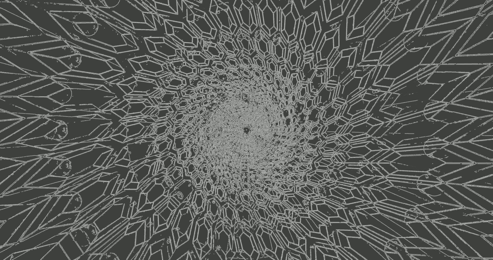 4k uhd 60fps screensaver neon tunnel geometric patterns windows 11 VJ Loop 60fps