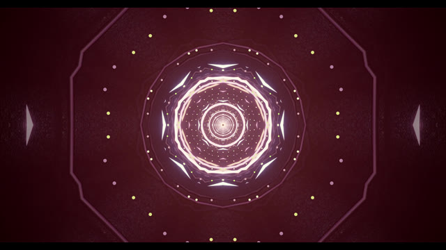 More Kosmiko Tunela VJLoops - Mugimendu Geometriko Abstraktua Atzeko Planoa