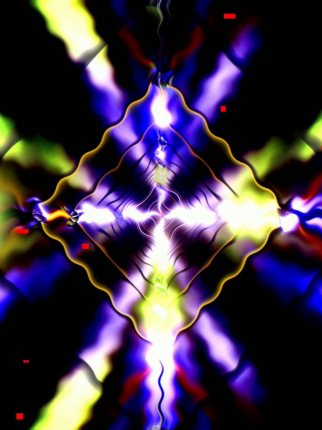 Neon Tunela More Horia Pantaila-babeslea 3:4 iPad Erretratua 60fps VJLoops