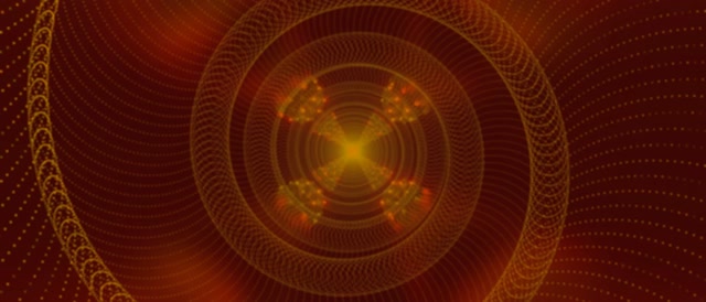 Neon Tunela Urrezko Espiral Zurrunbilo VJLoops Begizta 21:9 Ultrawide 60fps Pantaila-babeslea