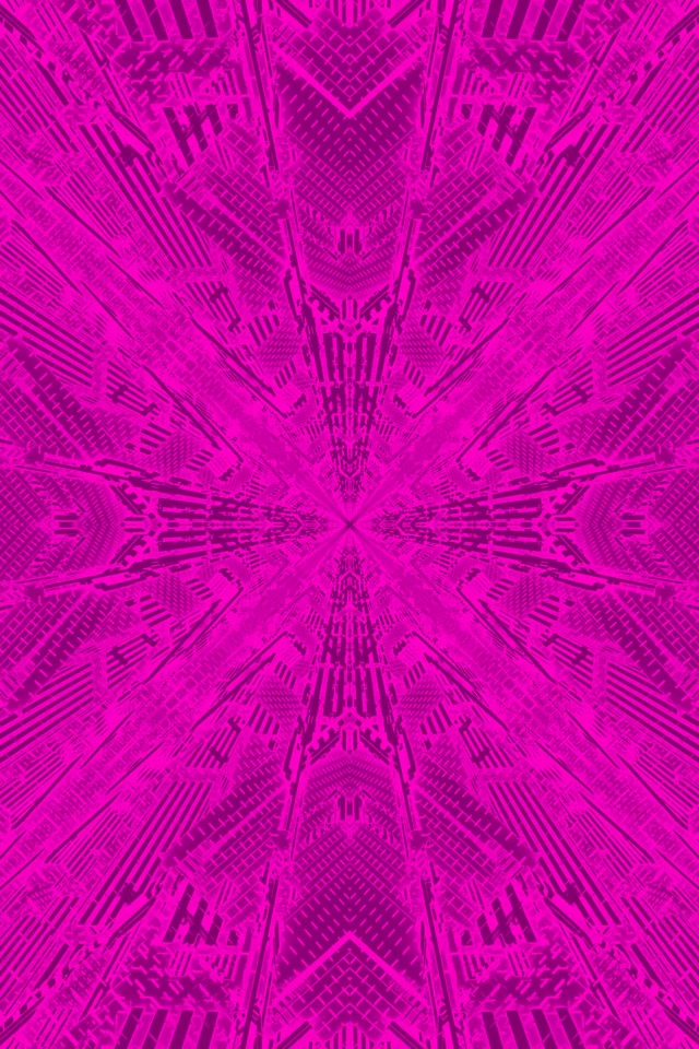 Magenta Fraktal Kaleidoskopioa Neon Tunel Vj Loop 2:3 Photo Portrait 60fps Pantaila-babeslea