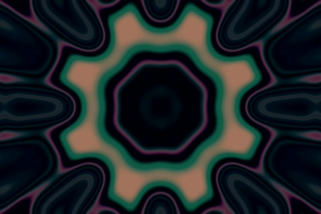 Neon Tunel Izar Kaleidoskopo 3:2 Surface 60fps Pantaila-babeslea VJLoops