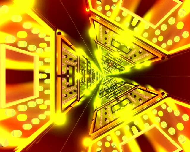 Vj loop Neon Tunela Hori Zirkuitu Plaka Distira 5:4 industriala 60fps Pantaila-babeslea