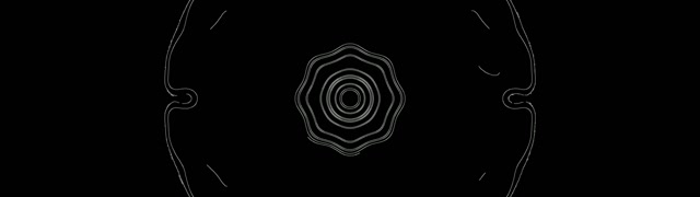 Neon Tunel Zuria Pantaila-babeslea 32:9 Super Ultrawide 60fps VJ Loop PC Laptop