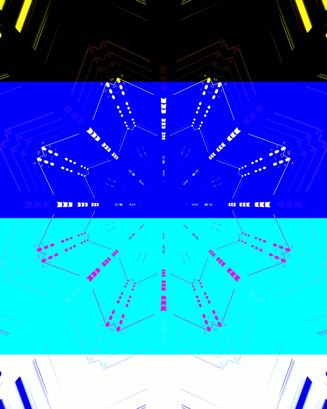 Neon Tunela Kaleidoskopioa Lehertzea VJ Loop 4:5 Instagram 60fps Pantaila-babesa
