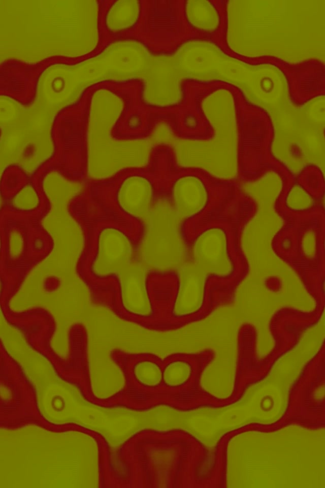 Neon Tunela Berde Kaleidoskopioa VJLoops 2:3 Argazki Portrait 60fps Pantaila-babeslea