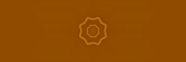 Urrezko Izarra Mandala Neon Tunel VJ Loop 3:1 Hirukoitz Zabala 60fps Pantaila-babeslea